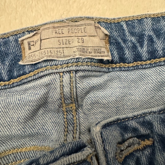 Free People Light Blue Denim Jeans - Picture 2 of 4